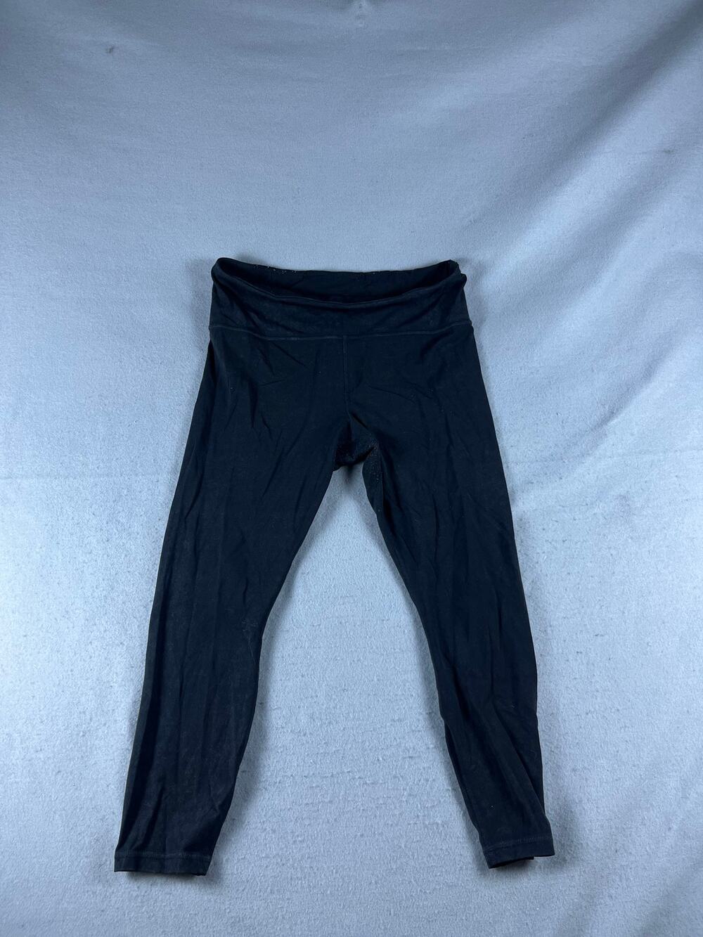 Athleta Leggings Womens M Black High Rise Skinny Activewear Capri Training Gym